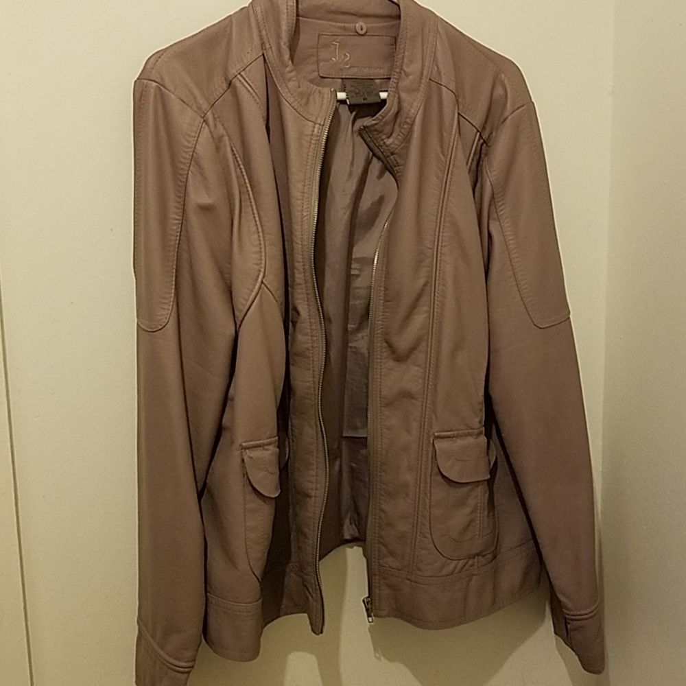 Faux leather jacket